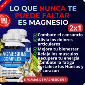 MAGNESIUM COMPLEX 8 EN 1: Compra 1 y Lleva 2