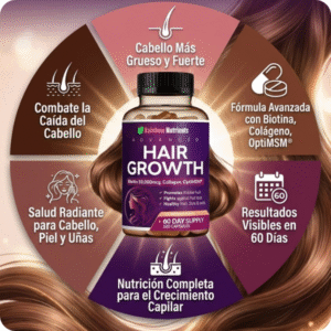 HAIR GROWTH ADVANCED - Resultados visibles en pocas semanas!